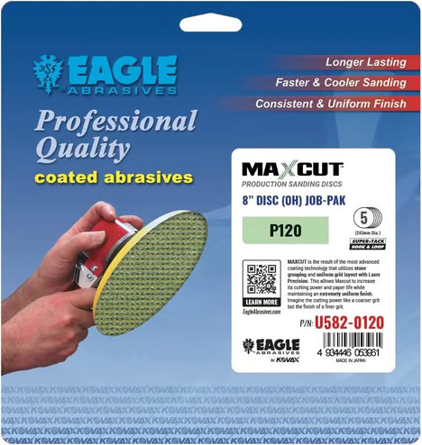 Eagle Abrasives 8” Maxcut S-Tack Discs