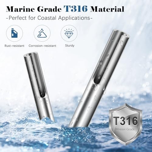 40 Pack/8" Invisible Cable Railing Kit Terminal 36" 1 Toggle Anchor-40 Pack