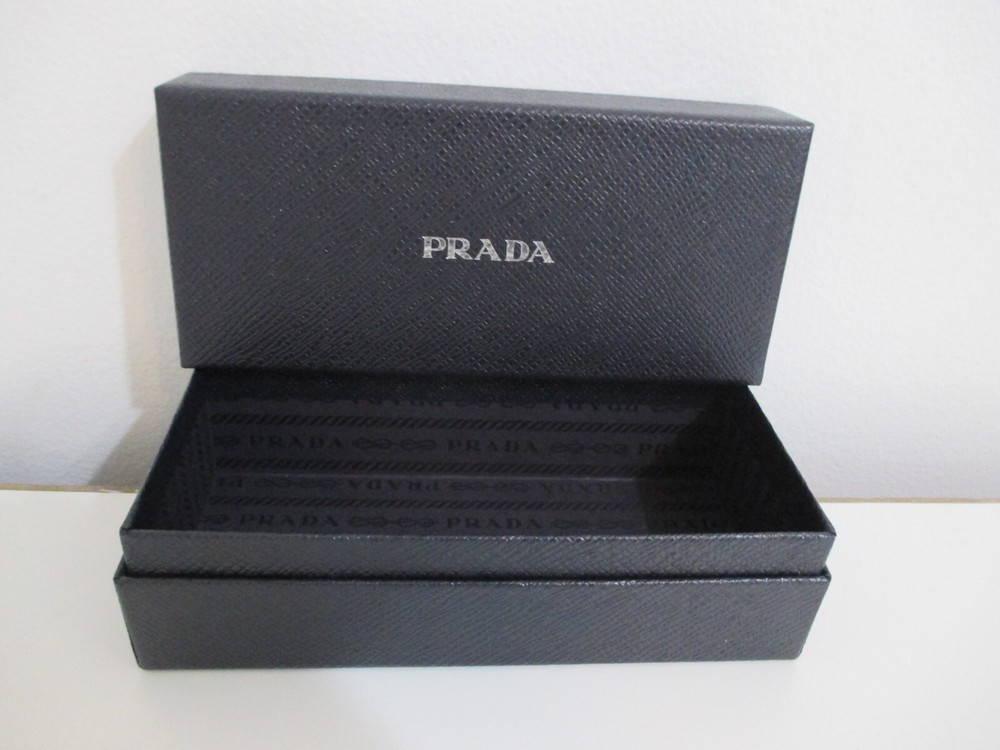EMPTY PRADA BOX GLASSES BOX AUTHENTIC BLACK