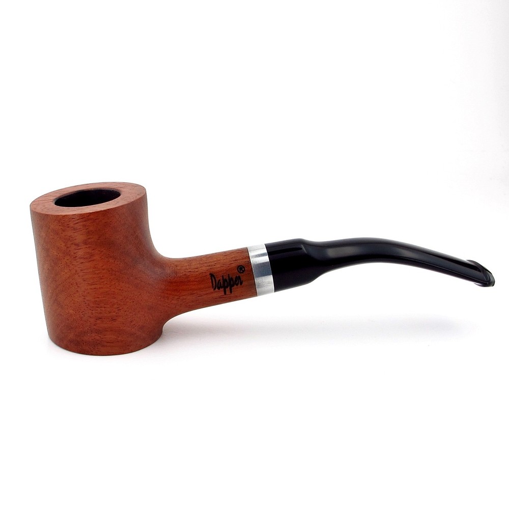 Handmade Briar Pipe - Poker Sitter Shape - 9mm Filter - Stand Alone DPX002