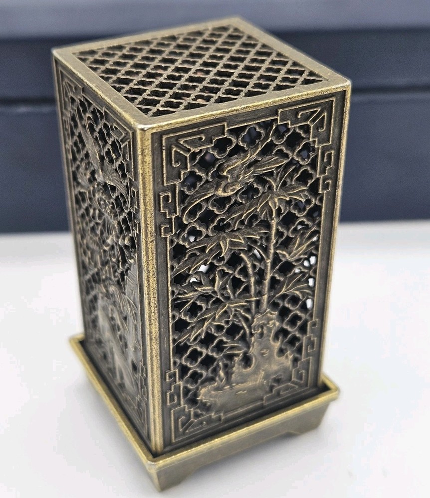Vertical Incense Holder Asian Decor Burner Device M11