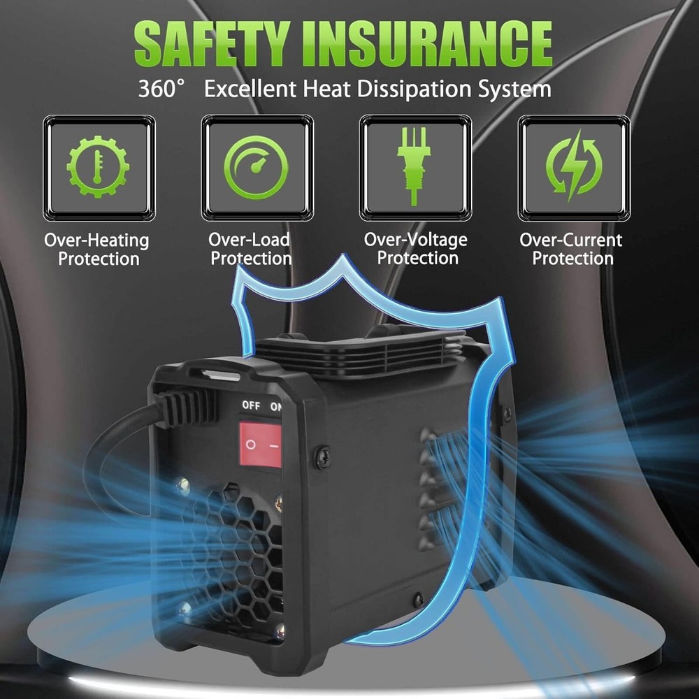 200A Mini Portable Welding Machine with 20 Rods - Advanced IGBT Technology
