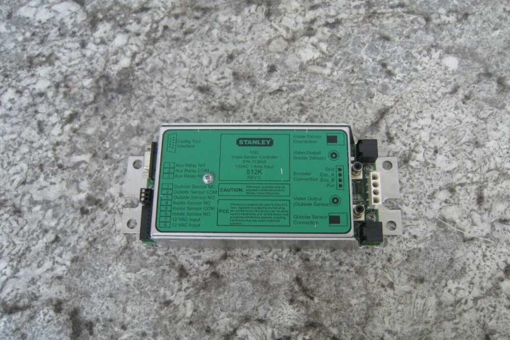 Stanley 713859 STANVISION VSC Video Sensor Controller Used Free Shipping
