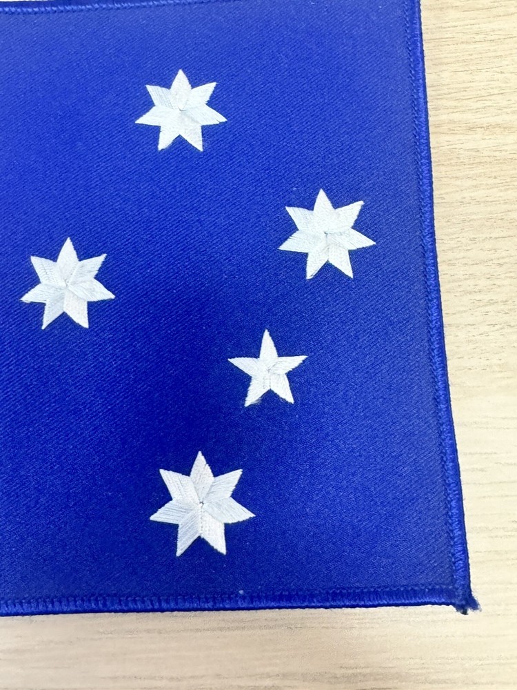 Australian Flag Embroidered Patch - 9 5/8” x 5 3/4”