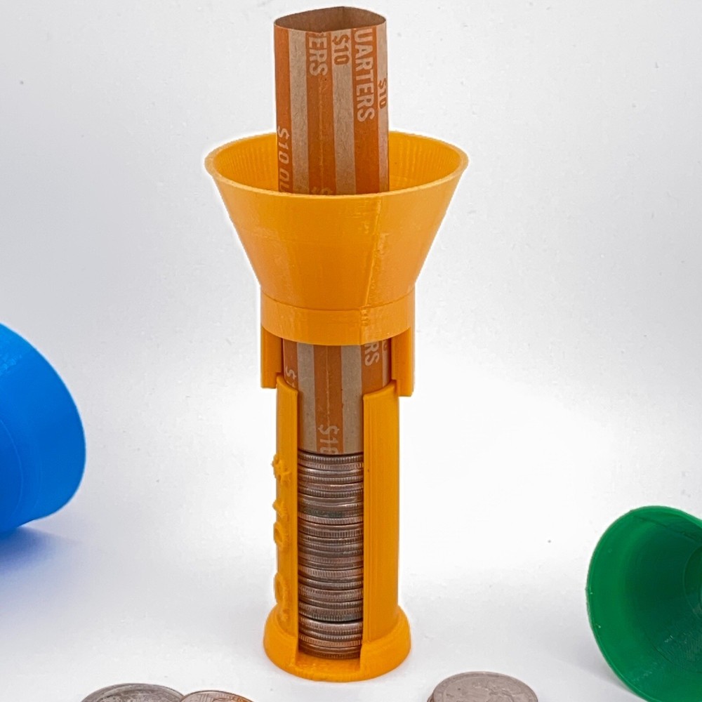 Custom Design Calibrated Fast Counting / Wrapping Tubes +Sorting Tray +200 Wrap