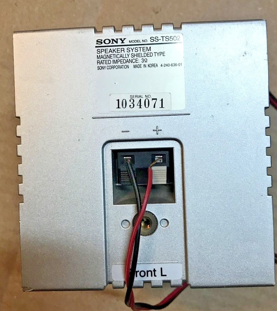 SONY speaker SS TS502 Left Side