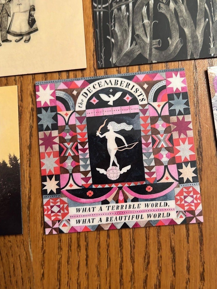 The Decemberists fridge magnets