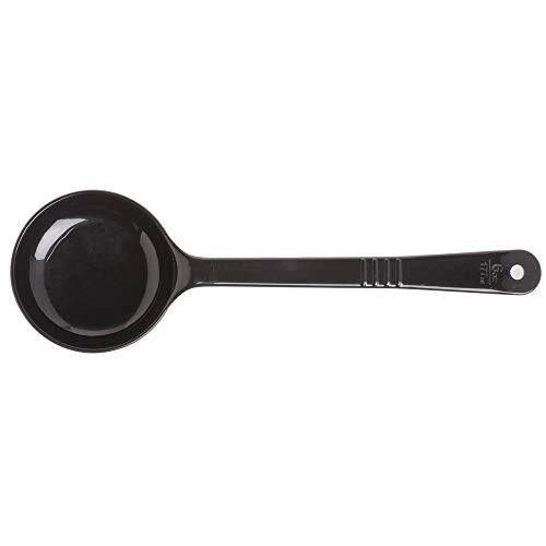 Carlisle Measure Miser 6 oz Black Plastic Solid Long Handle Portion Control