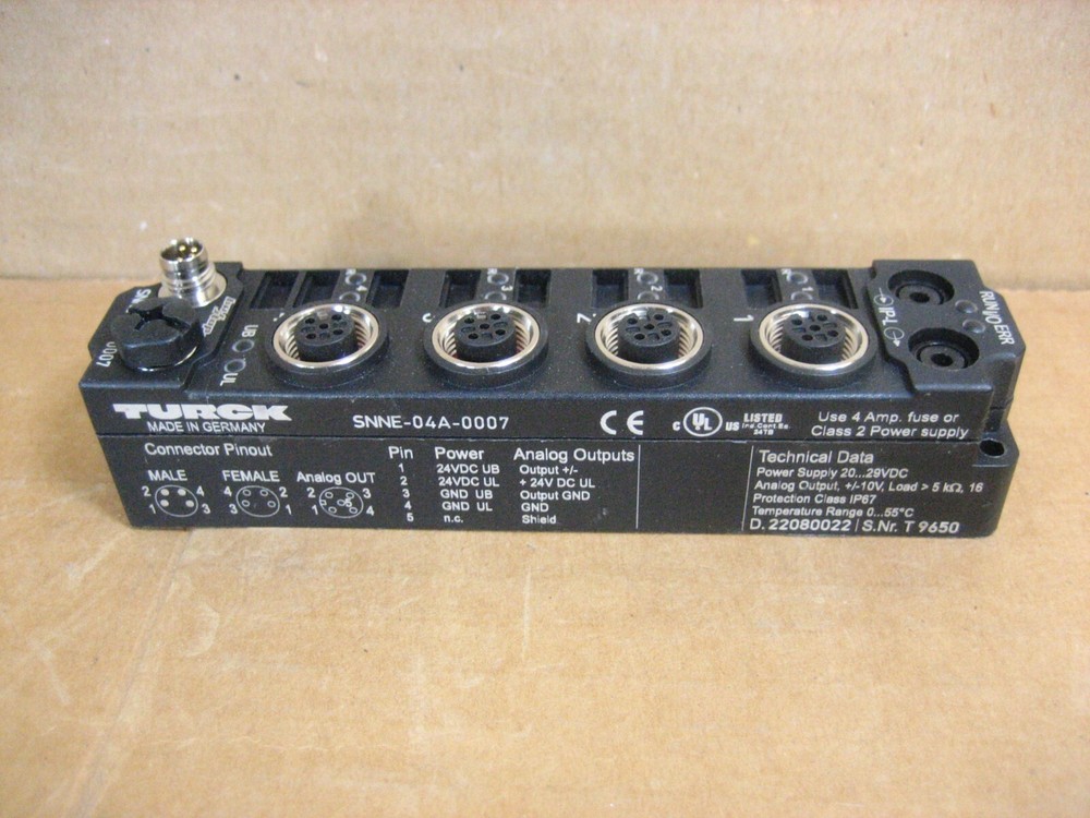 Turck SNNE-04A-0007 DeviceNet Hub