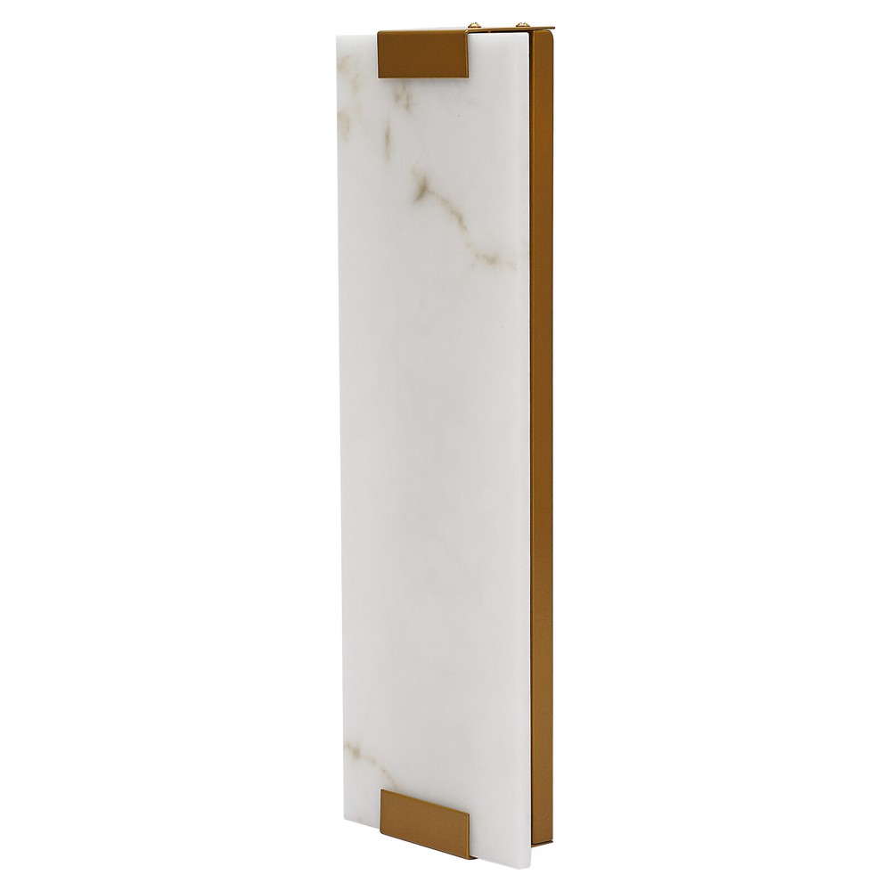 Rectangular G9 Light Wall Lamp Hand-Carved Alabaster Sconce Bedroom Kitchen US