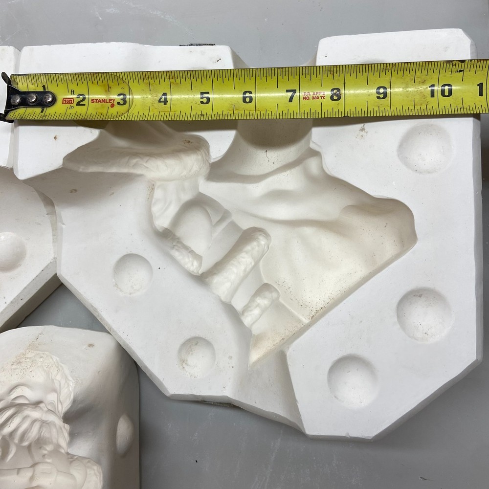 Ceramic Slip Casting Mold Santa W/Bag Hassinger