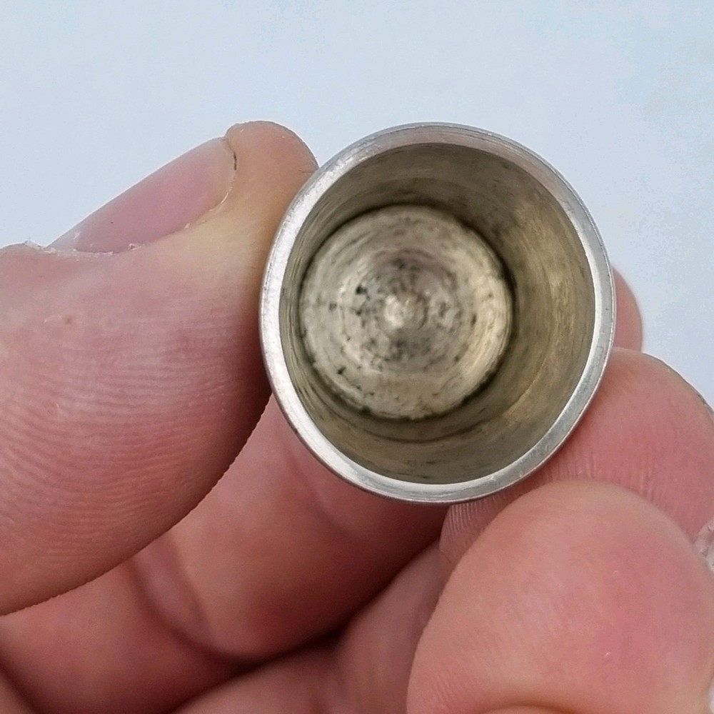 Antique Solid Silver Thimble Chester 1921 Charles Horner
