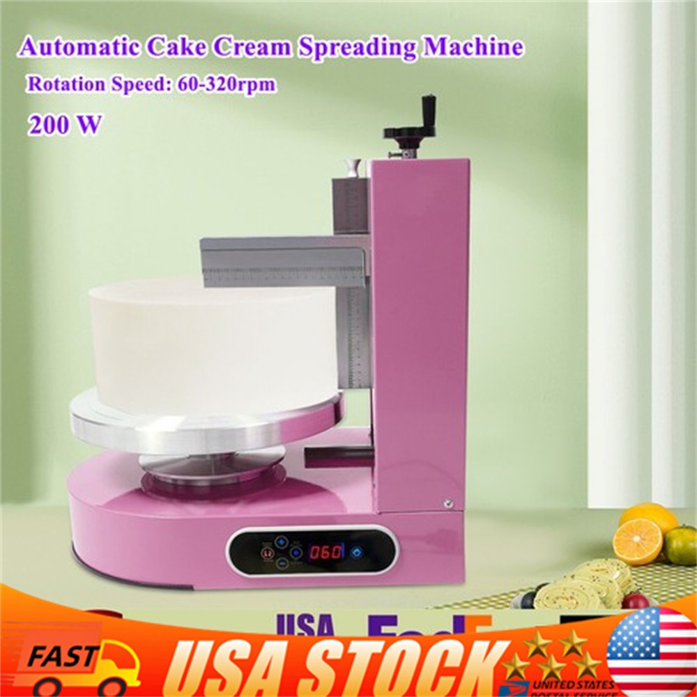Adjustable Cake Cream Spreading Machine Cake Decorating Machine W/LCD Display