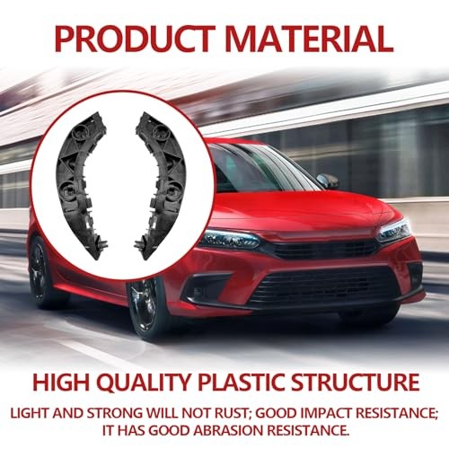 1 Pair Driver and Passenger Side Front Bumper Bracket, Front Bracket