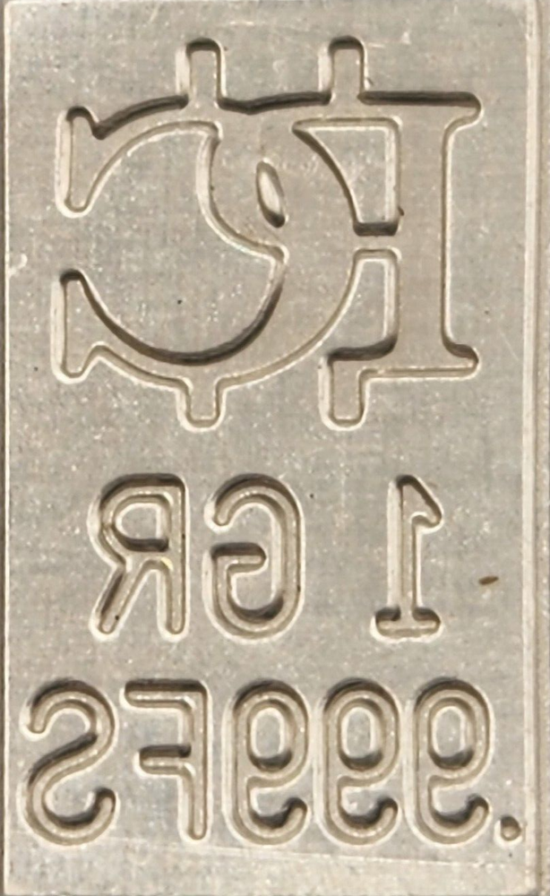 1 Grain Fine Silver Bar Silver Bullion K