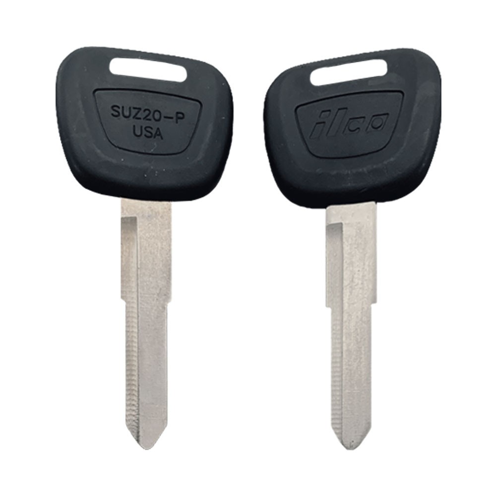 SUZ20-P Plastic Head Key Blank Nickel