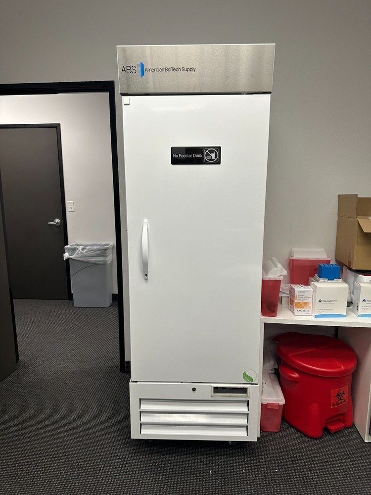 American Biotech Supply Standard Laboratory Refrigerator, 23 Cu. Ft., Solid Door