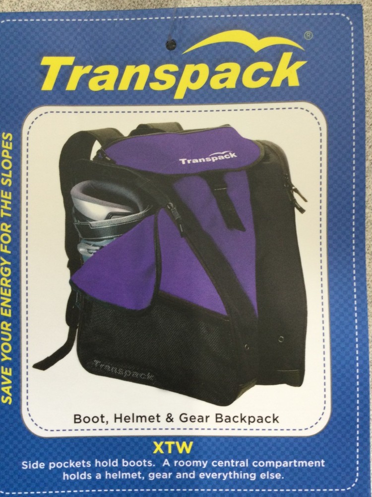 TRANSPACK XTW BOOT, HELMET, & GEAR BACKPACK - PURPLE