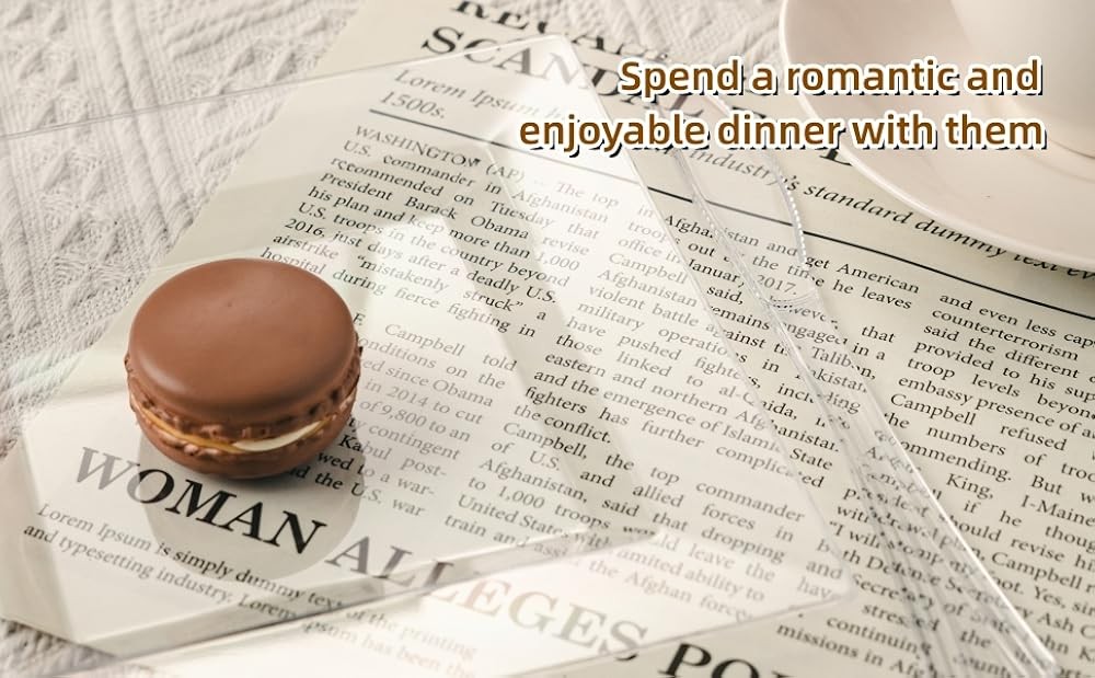 6.5 Inch Square Clear Plastic Plates for Dert & Appetizer, Durable