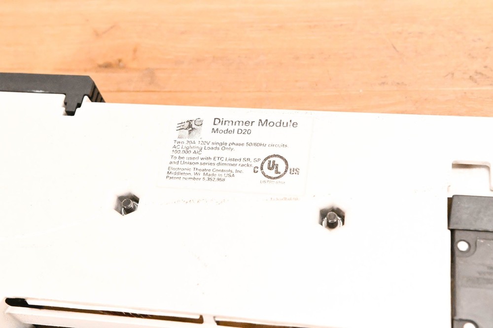 ETC D20 Dual 20A Dimmer Module (PAIR) CG010EH