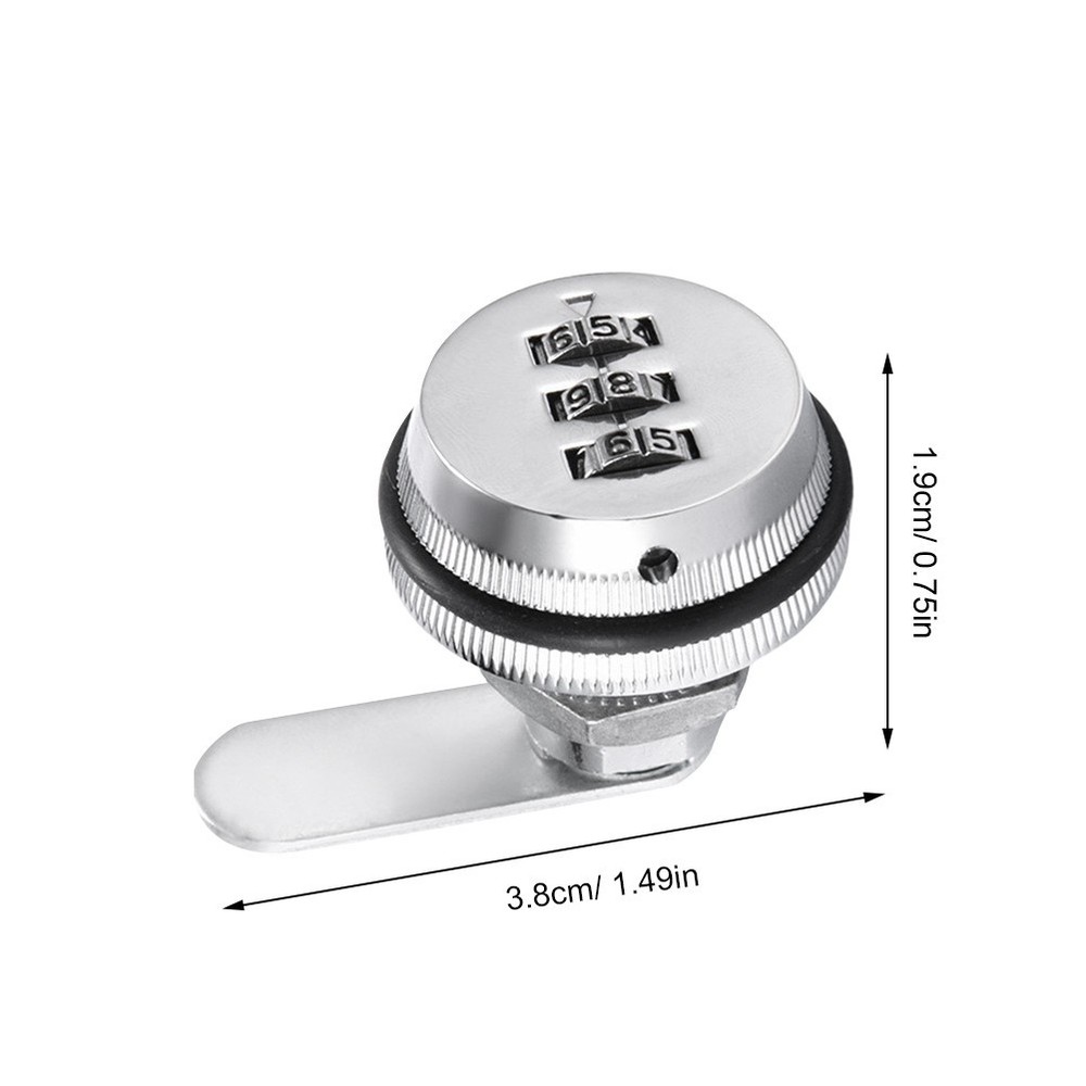 Password Cylinder Lock for Storage Unit Coded Cabinet Locks Cam Mailbox