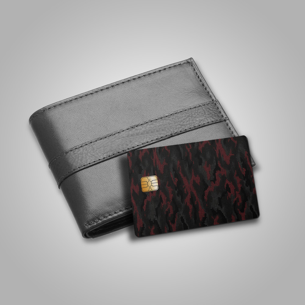 Midnight Ember Camo Card Skin