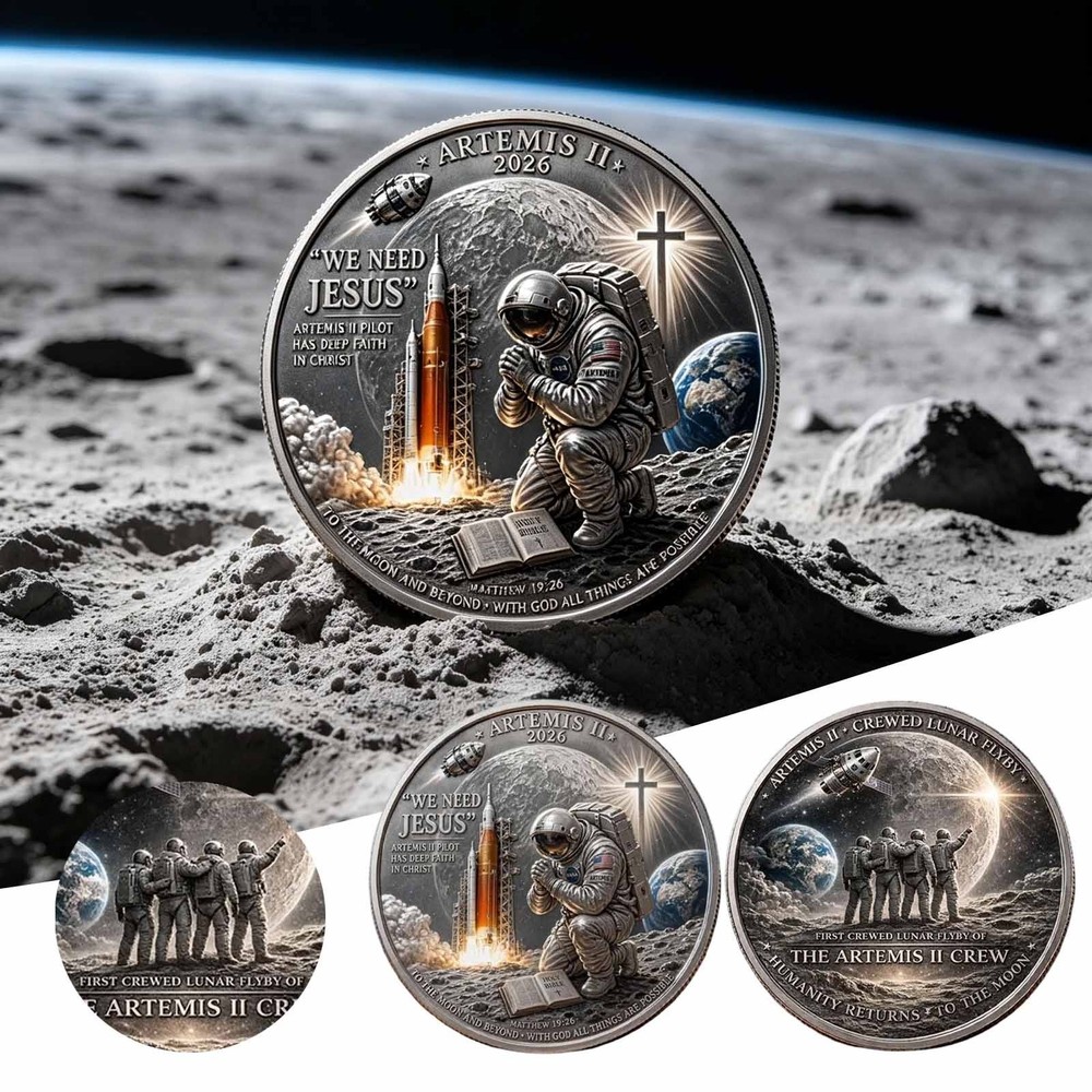 “Artemis 2” First Manned Lunar Orbit Commemorative Coin