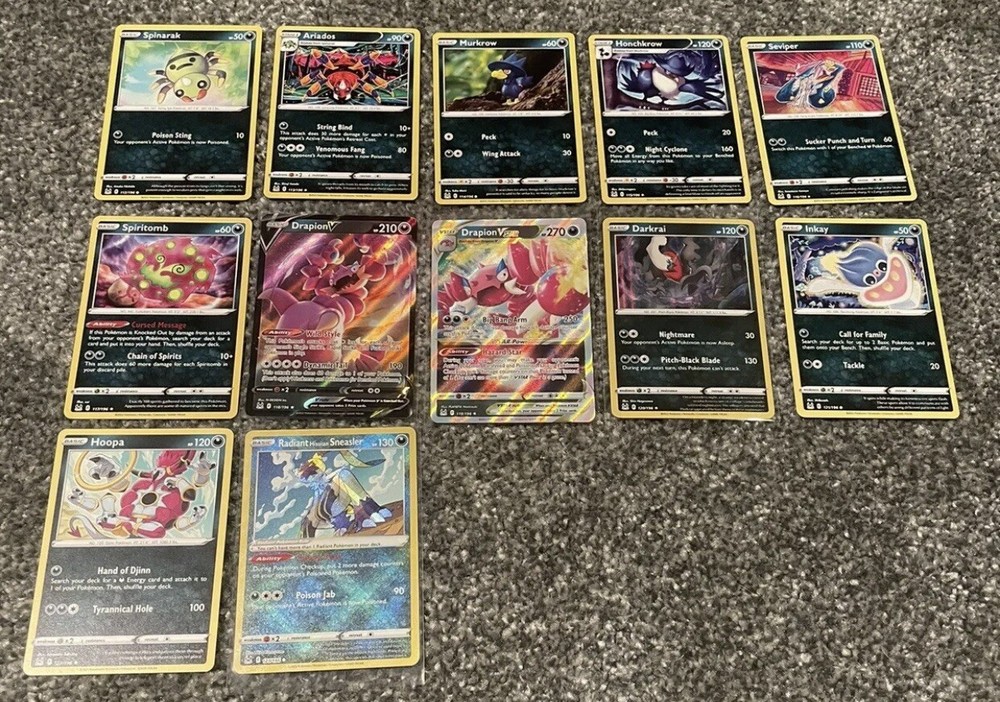 Lost Origin & Silver Tempest Base Sets - VStars/Radiants/V’s/Holos/Reverse Holos