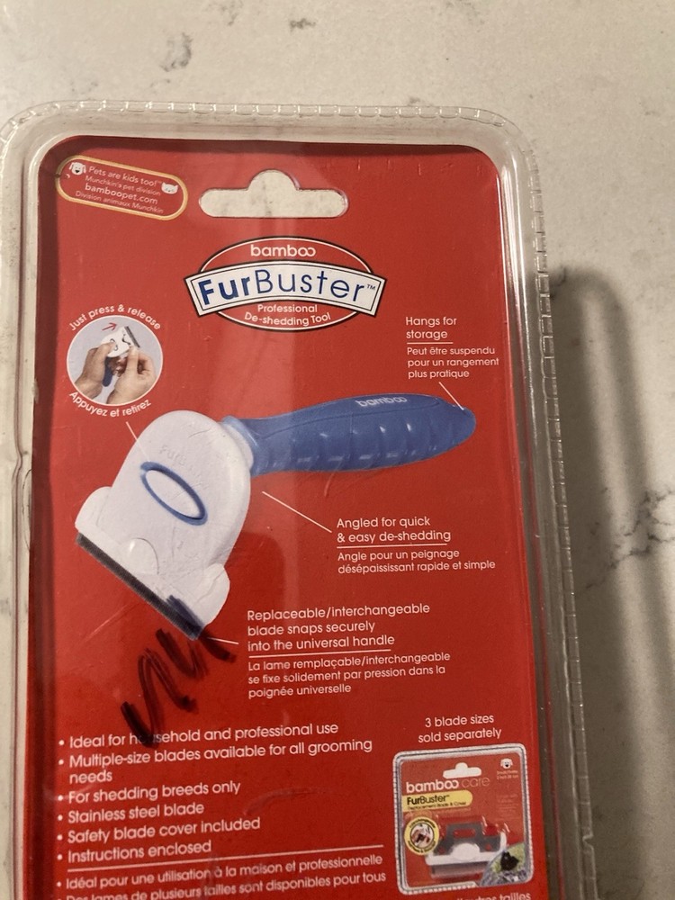 FURBUSTER by BAMBOO - de shedding tool Medium 2.75in