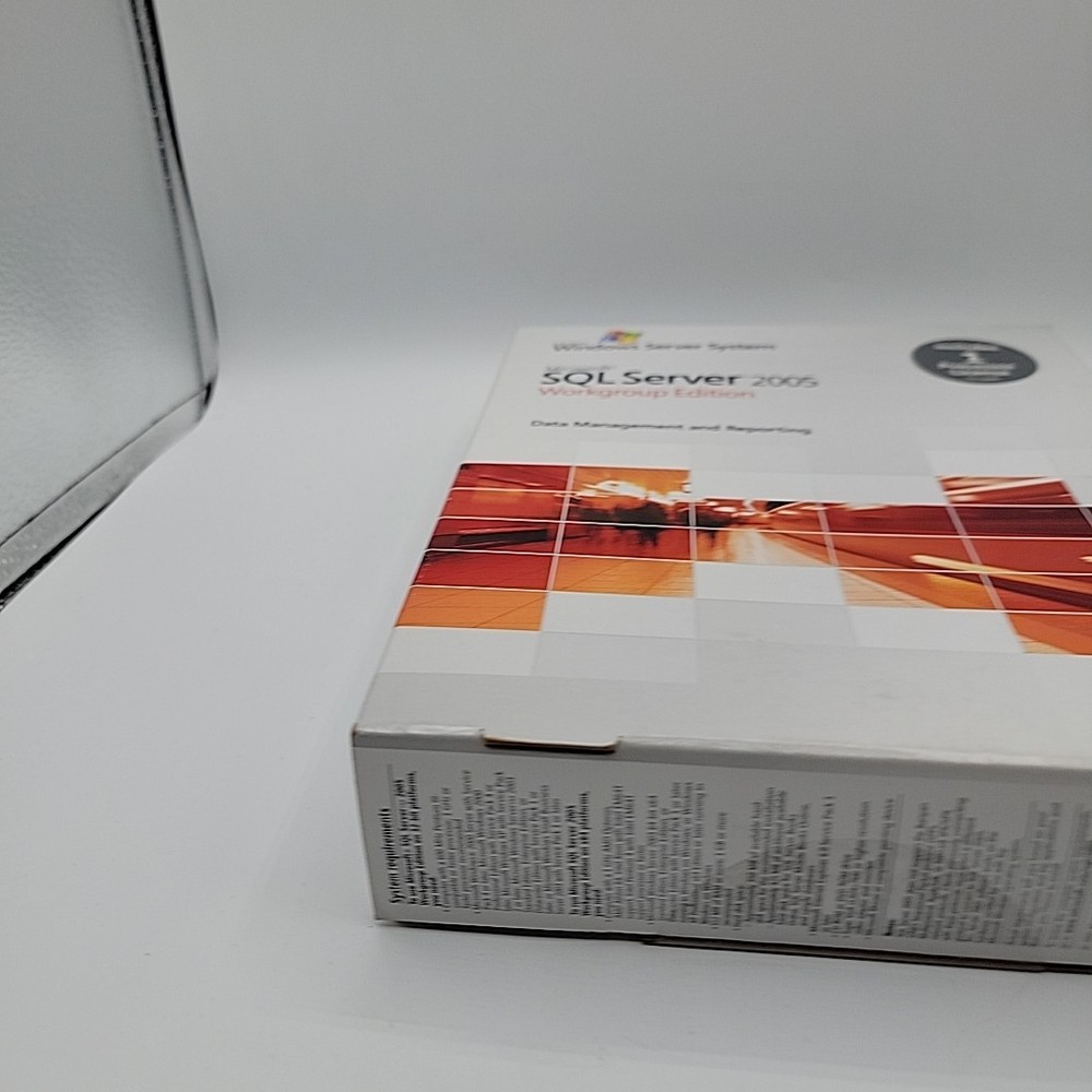 Microsoft SQL Server 2005 Workgroup Edition Data Management And Reporting Sealed