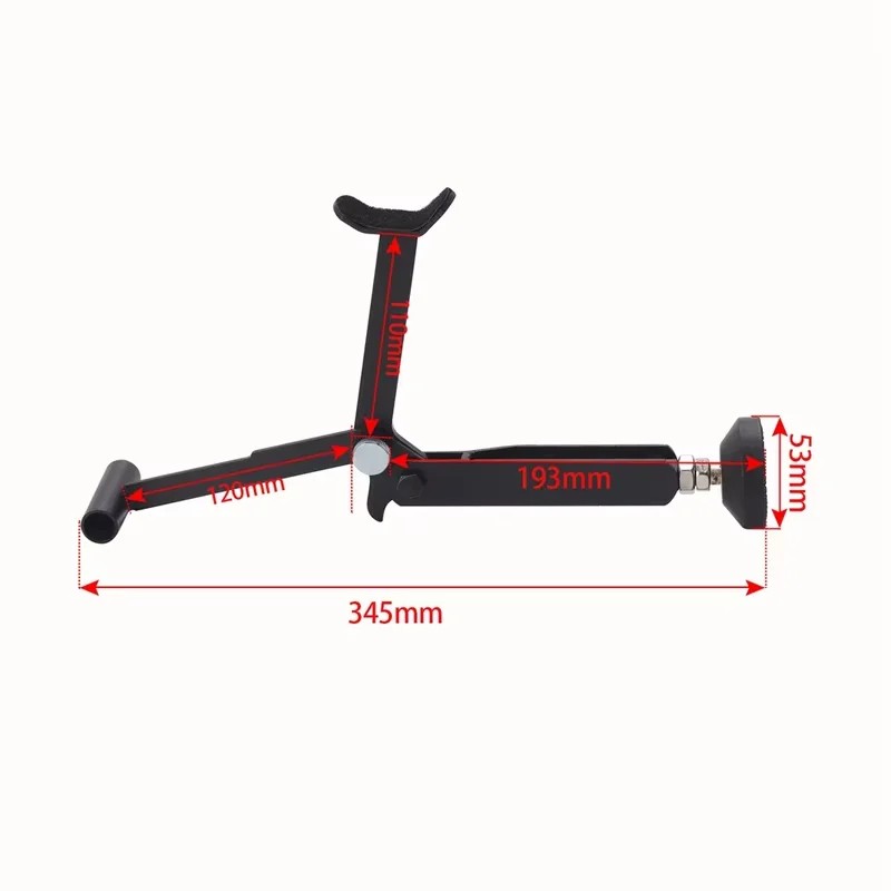 Foldable Motorcycle Stand with Adjustable Height & Labor-Saving Armrest