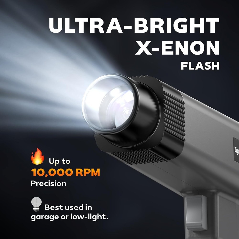 Adjustable Digital Timing Light for Enhanced Performance on 12V Gas Engines