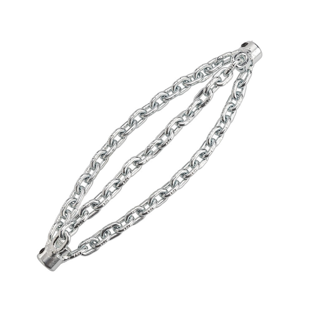 RIDGID 66628 FlexShaft Plain Chain Knocker, 3/8" Cable, 5"-6" Pipe, 3-Chain