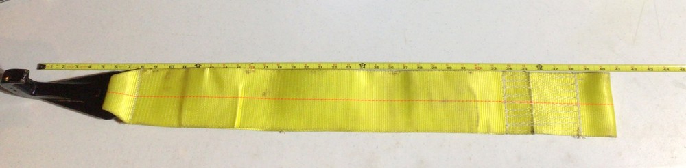 Heavy Duty 4"X34” Winch Straps w/ hook 5000 Tie Down Strap New