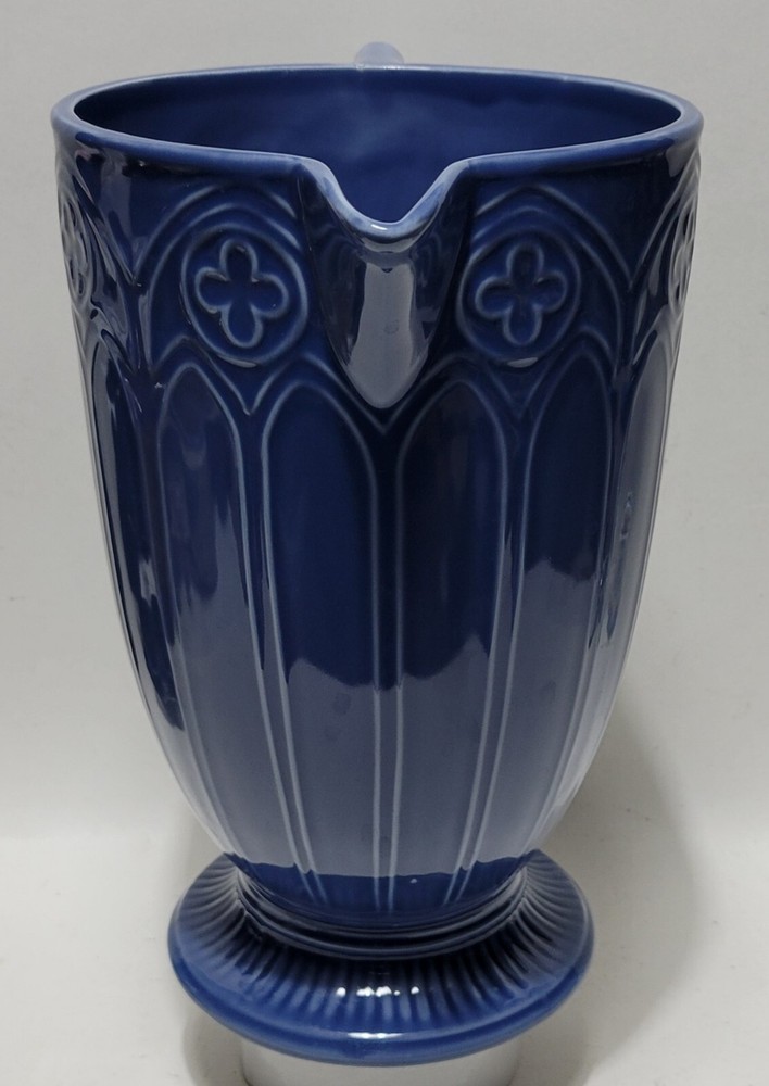 Seagull Pewter Decorative Ceramic Blue Pitcher