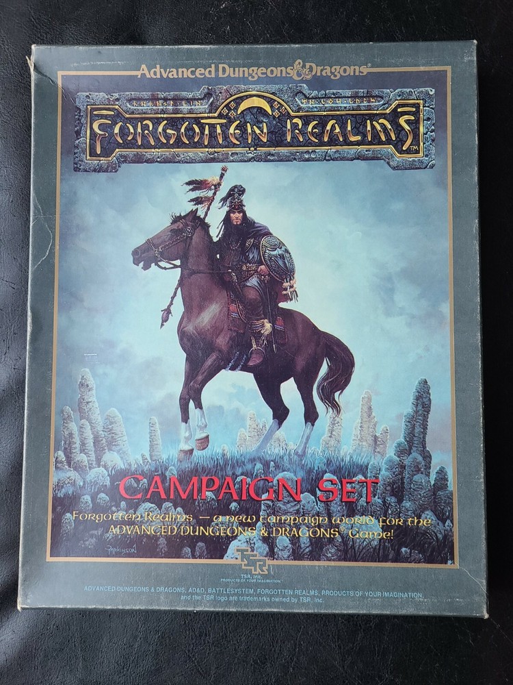Advanced Dungeons&Dragons Forgotton Realms Campaign boxed Set