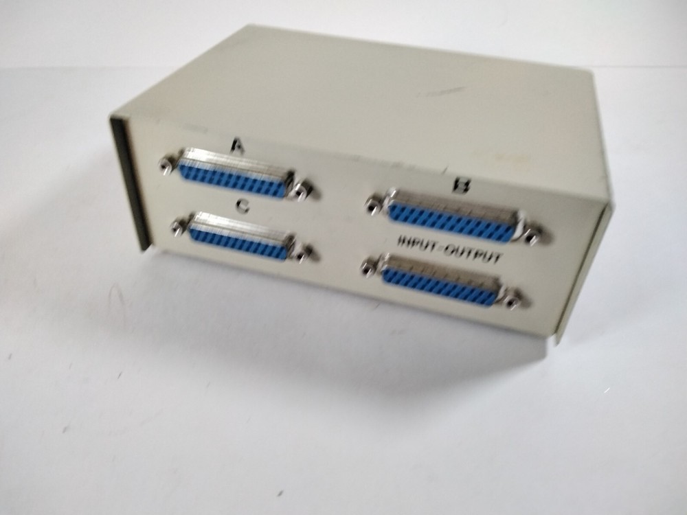 Vintage Data Transfer Switch 3 channel Great Shape