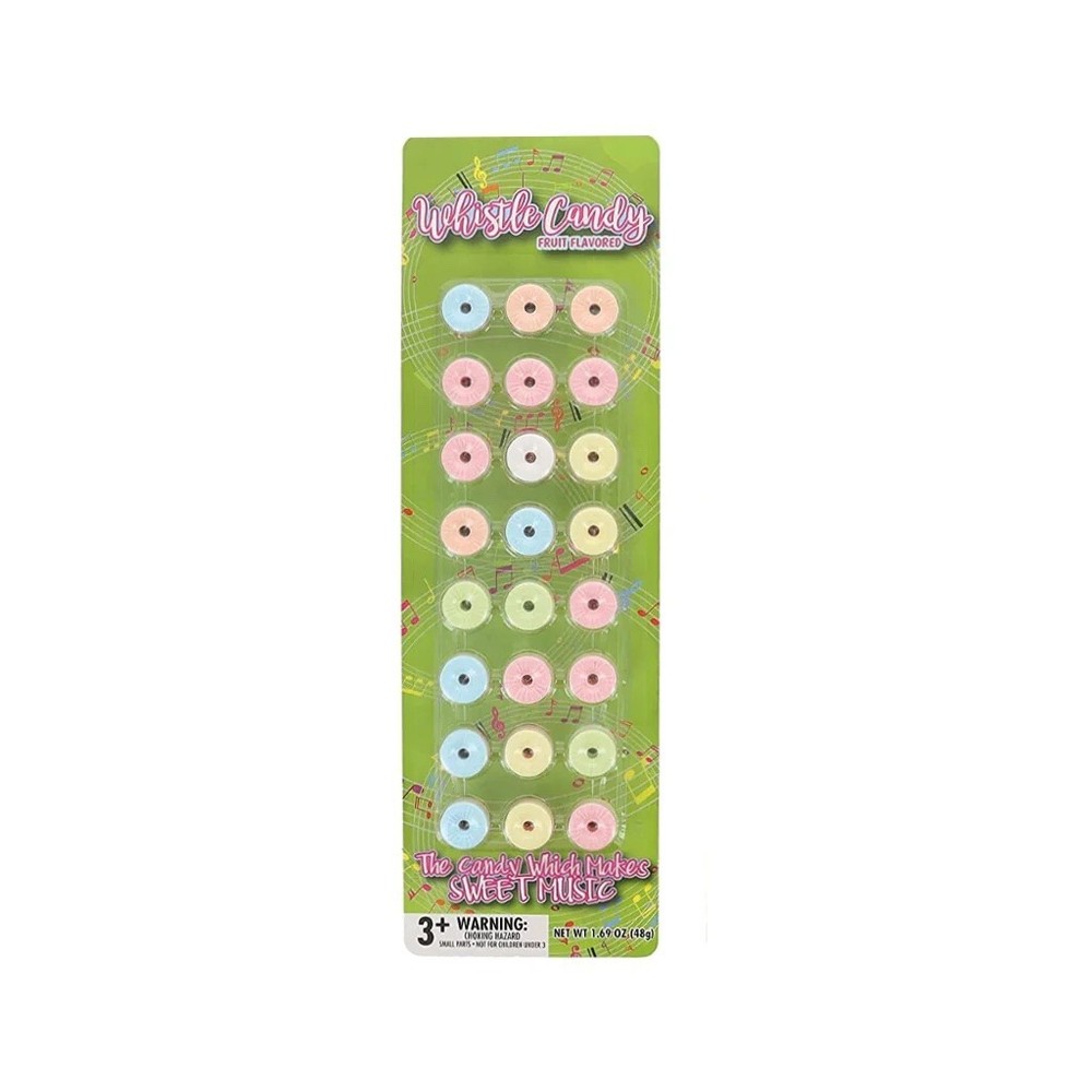 1 PACK Whistle Hard Musical Candy 1.69oz 24 pieces