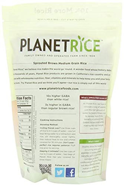 Bulk Sprouted Brown Rice Bulk - Great for Bulk Rice Cooking - Gaba Rice Glute...