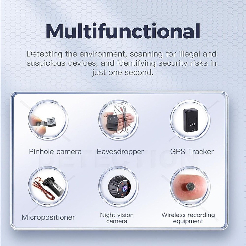 Hidden Camera Detector Anti Spy GPS Tracker Detector Portable Camera Finder Rf
