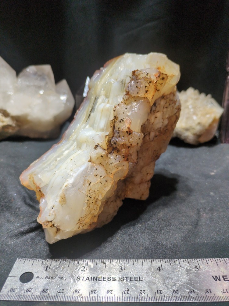 Carnelian Agate w/ Banded Opalization Specimen Natural Form (2lbs 15oz)
