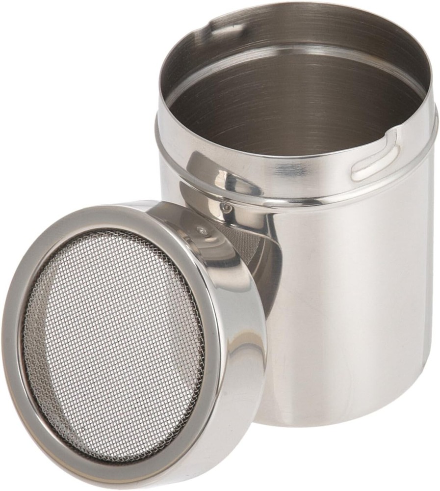 Ateco Stainless Steel Shaker, 4oz with Fine Mesh