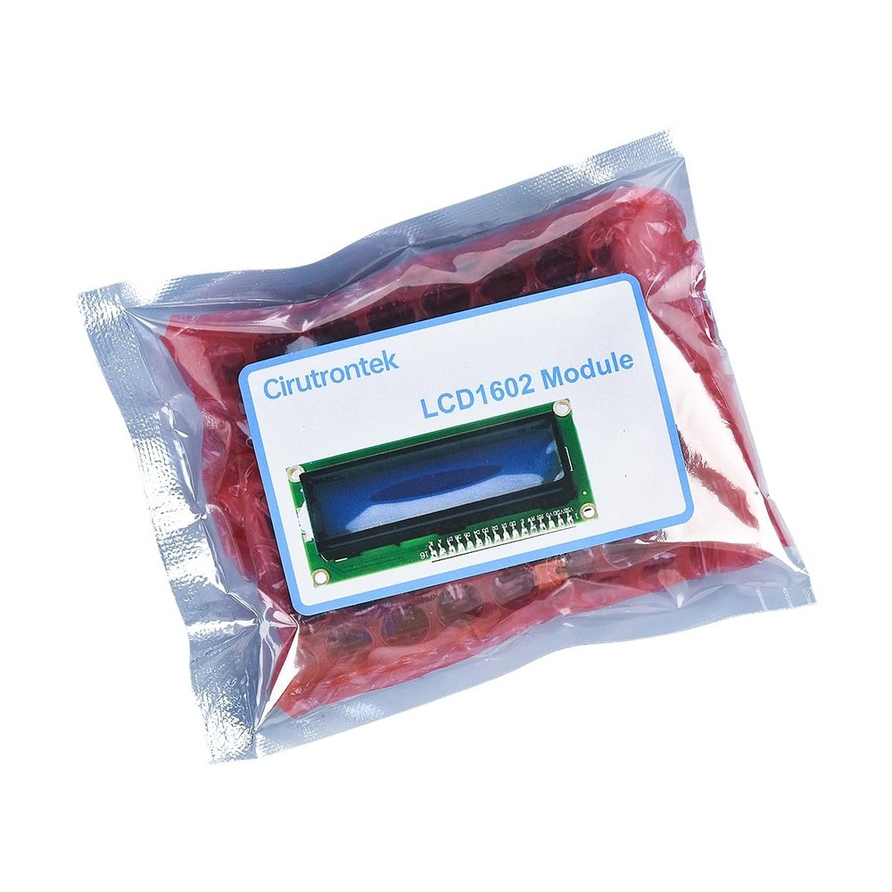 2 Pack I2C 1602 LCD Display Module 16X2 Blue Backlight Raspberry Pi Arduino