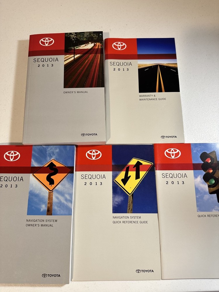 2013 Toyota Sequoia Owner's Manual Set