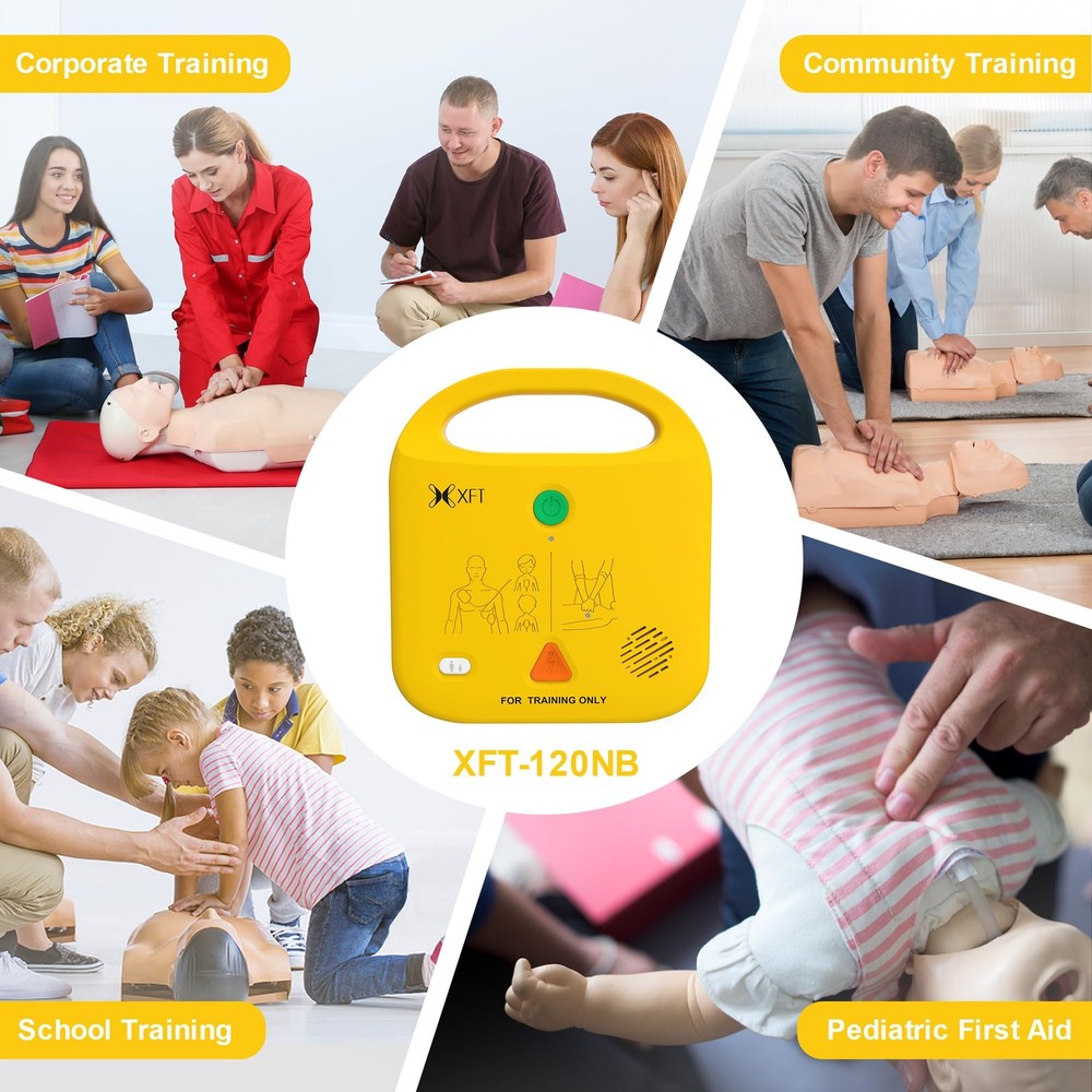 AED Trainer, AED Trainer Device Only Use for First Aid Classes with 5 Trainin...