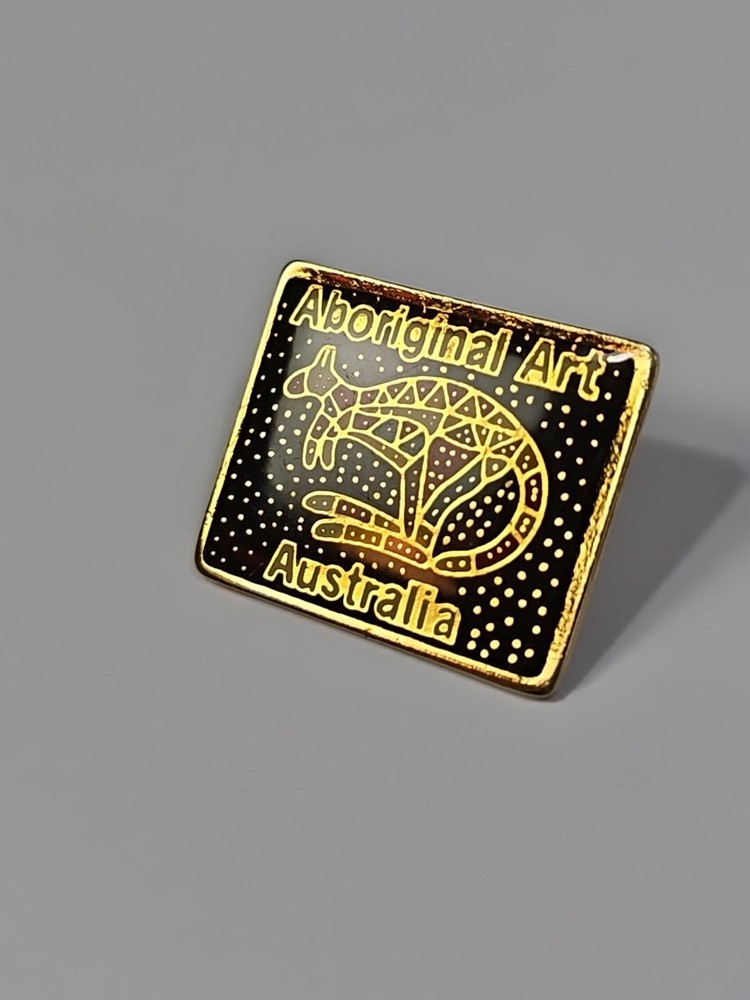 Aboriginal Art Australia Souvenir Lapel Pin
