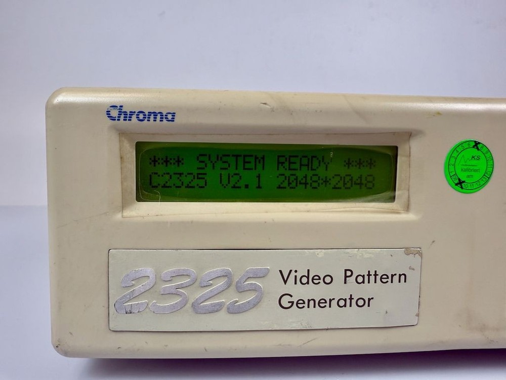 Chroma ATE 2325 Video Pattern Generator TTL LVDS