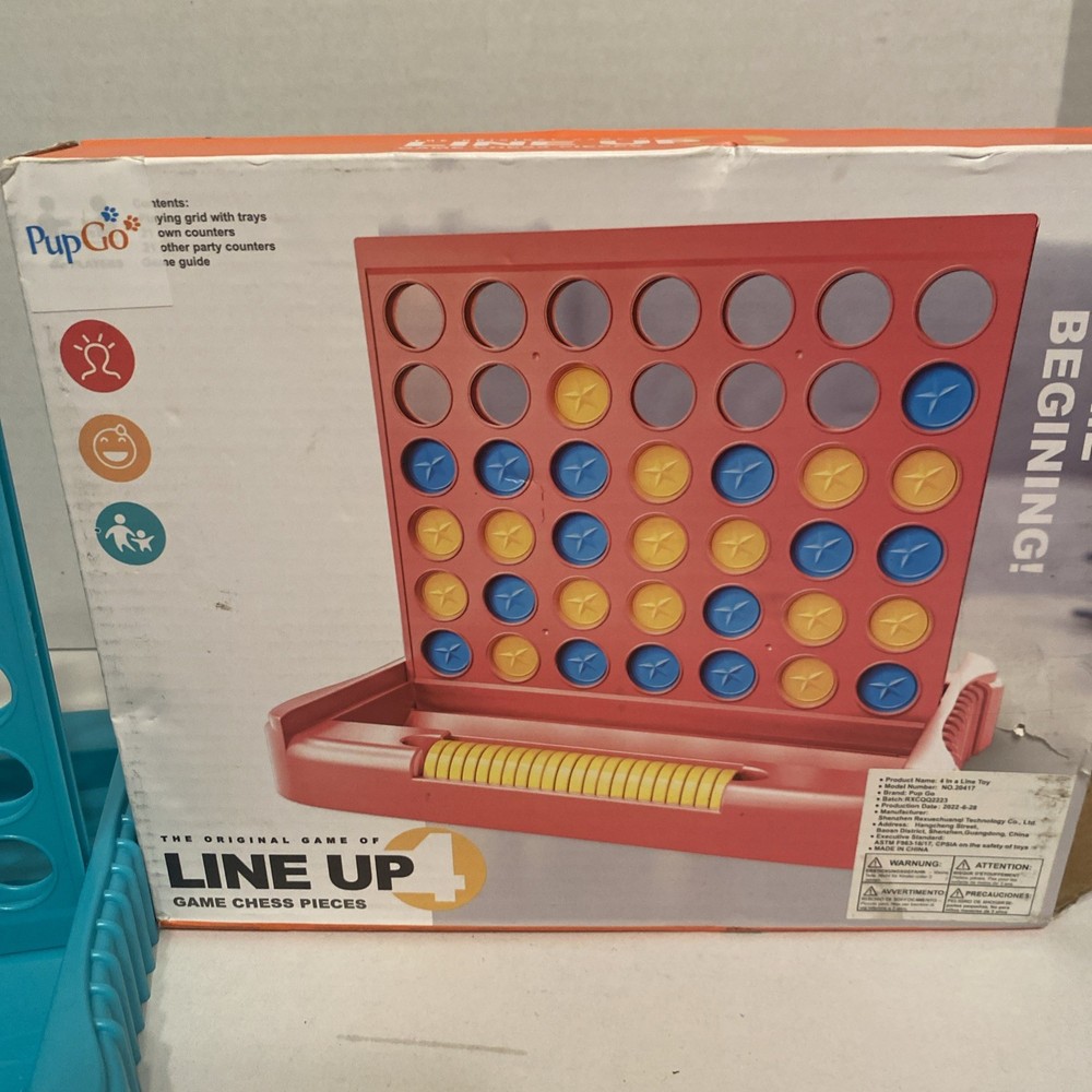 PupGo Line Up 4 - 2 Player Game- Read Description