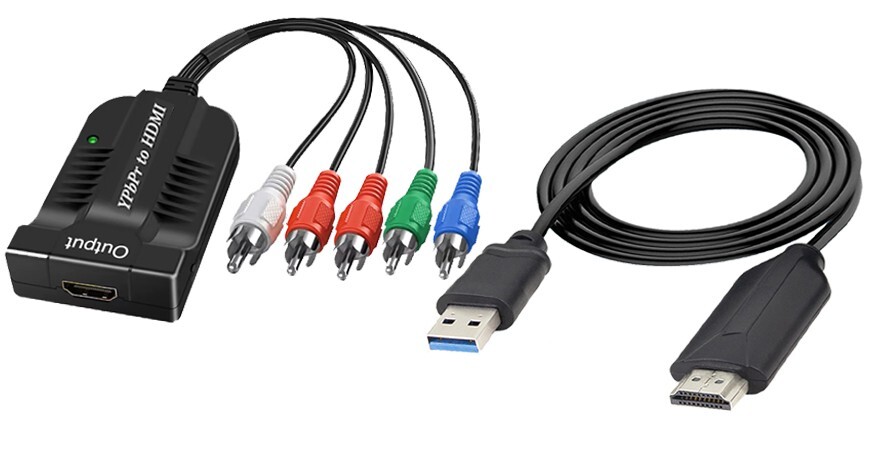 PC-Based HD 1080P Component YPbPr  To USB Video Capture For PC Windows Mac Linux