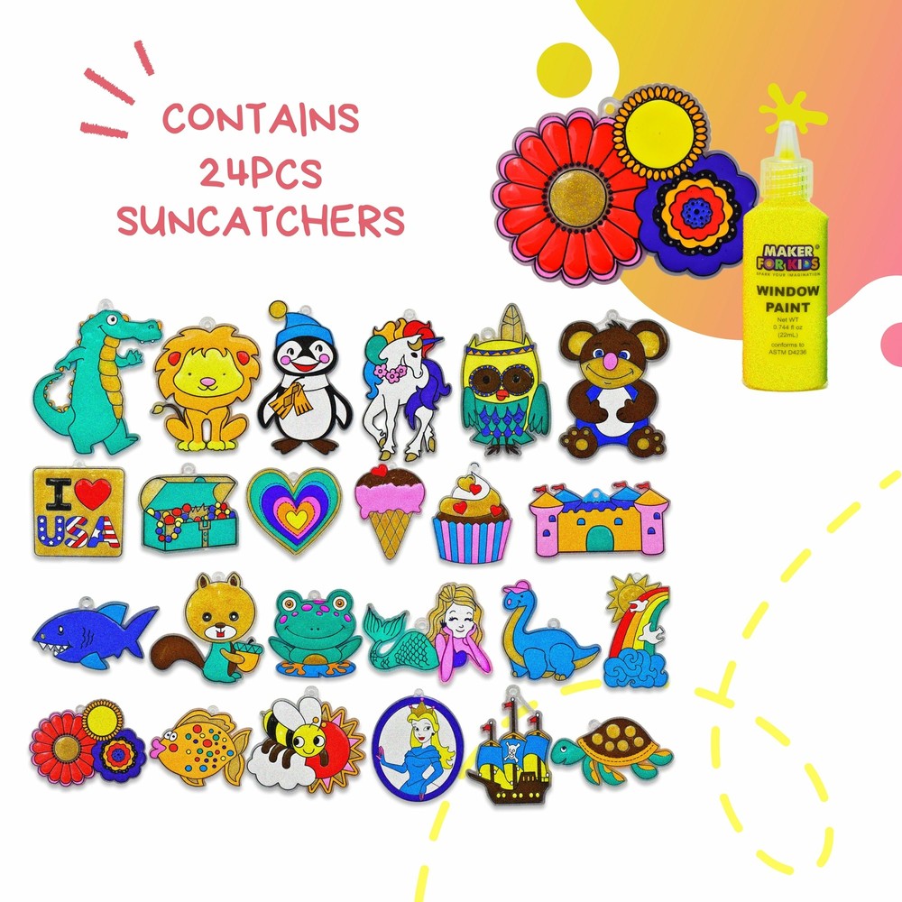 KOKO AROMA MakerforKids Window Paint Art Craft Kit